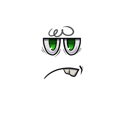 Monster Grumpy Face