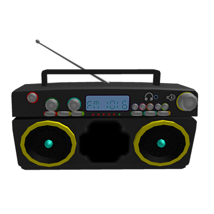 Neon 80s Boombox