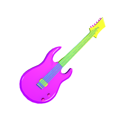 Neon Rocker Guitar