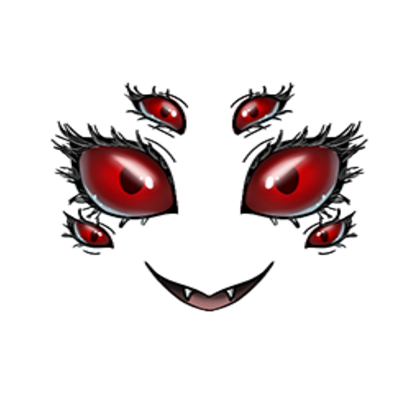 Octavia, The Ivory Spider Girl - Face