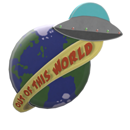 Out Of This World Lapel Pin