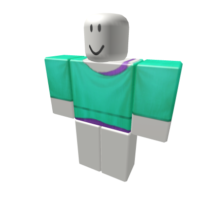 Purple and Teal Top