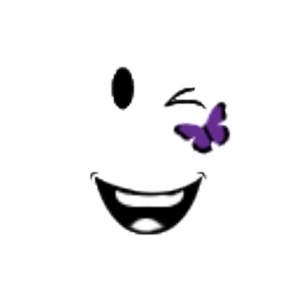 Purple Butterfly Smile
