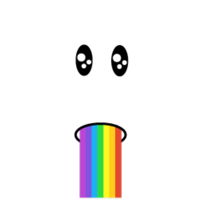 Rainbow Barf Face
