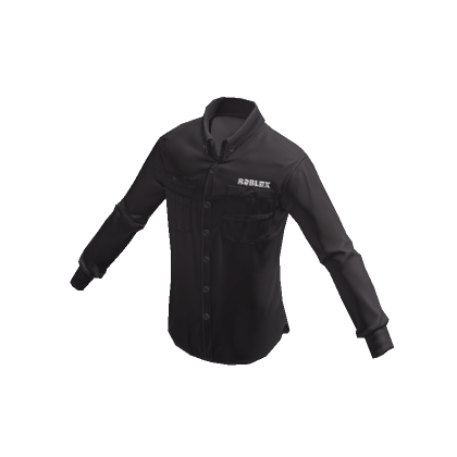 Roblox Button Down - Gray