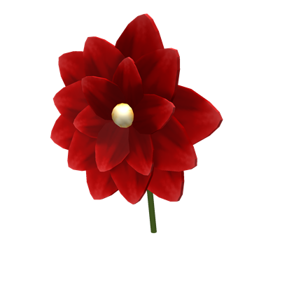 Scarlet Lapel Flower