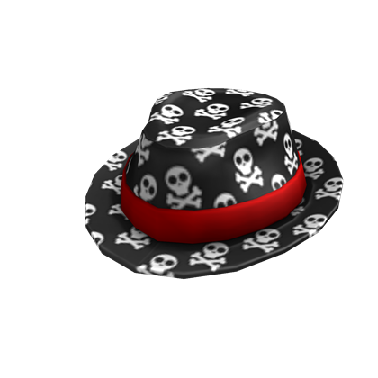 Skull and Crossbones Fedora