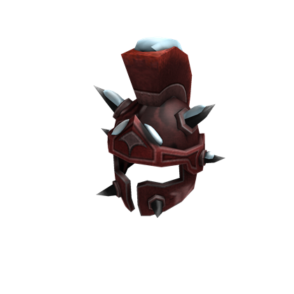 Snowy Red Ice-Nine Drone Helm