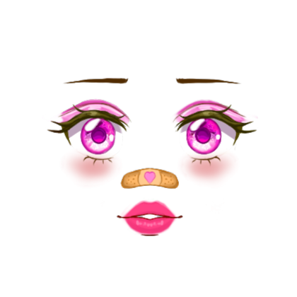 Super Pink Heart Makeup