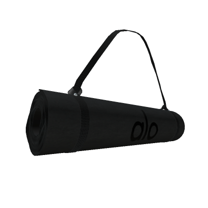 Warrior Mat + Alo Yoga Strap (Black)