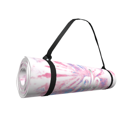 Warrior Mat + Alo Yoga Strap (Pink Tie-Dye)