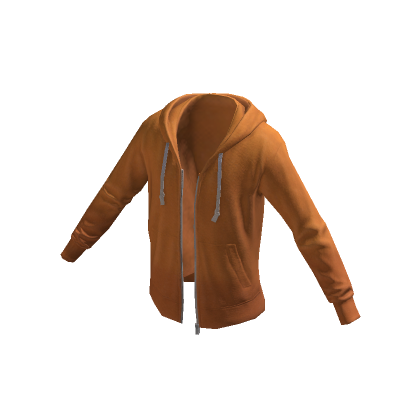 Zip Hoodie - Orange